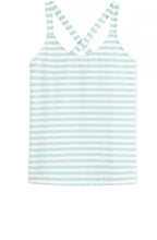 Anise Green Striped Vest Top