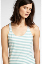 Anise Green Striped Vest Top