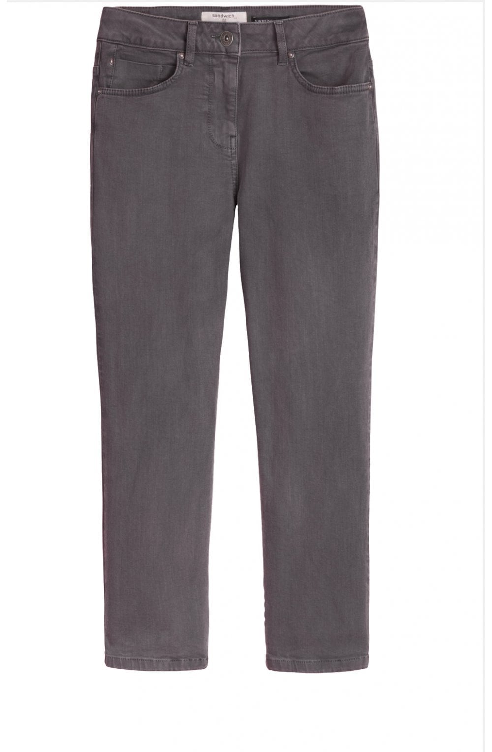 Anthracite Cropped Jeans
