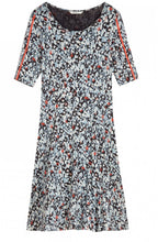 Anthracite Patterned Jersey Dress