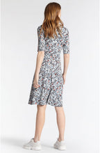 Anthracite Patterned Jersey Dress
