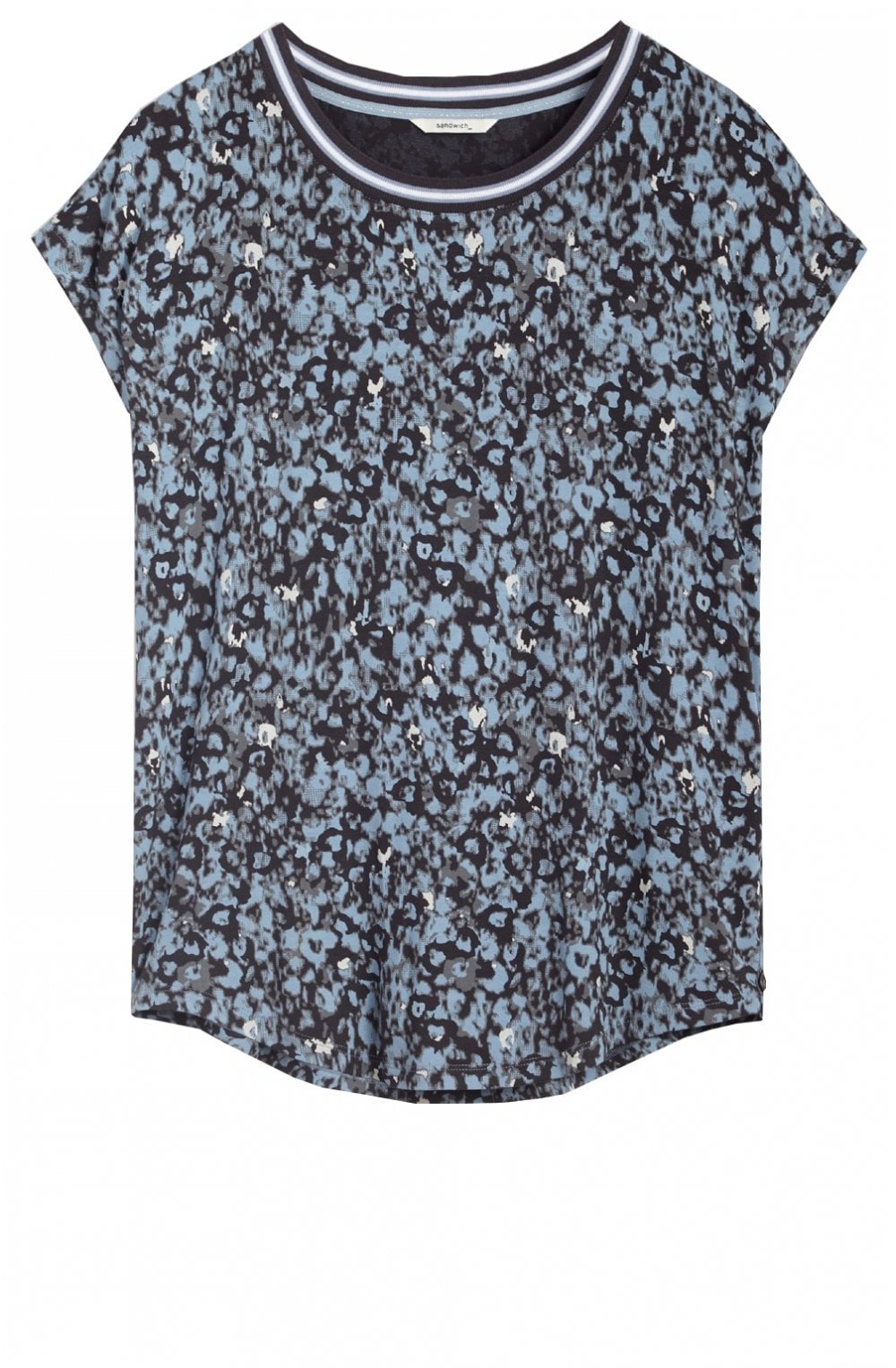 Anthracite Patterned T Shirt