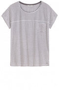 Anthracite Striped T Shirt