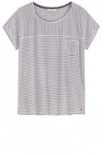 Anthracite Striped T Shirt