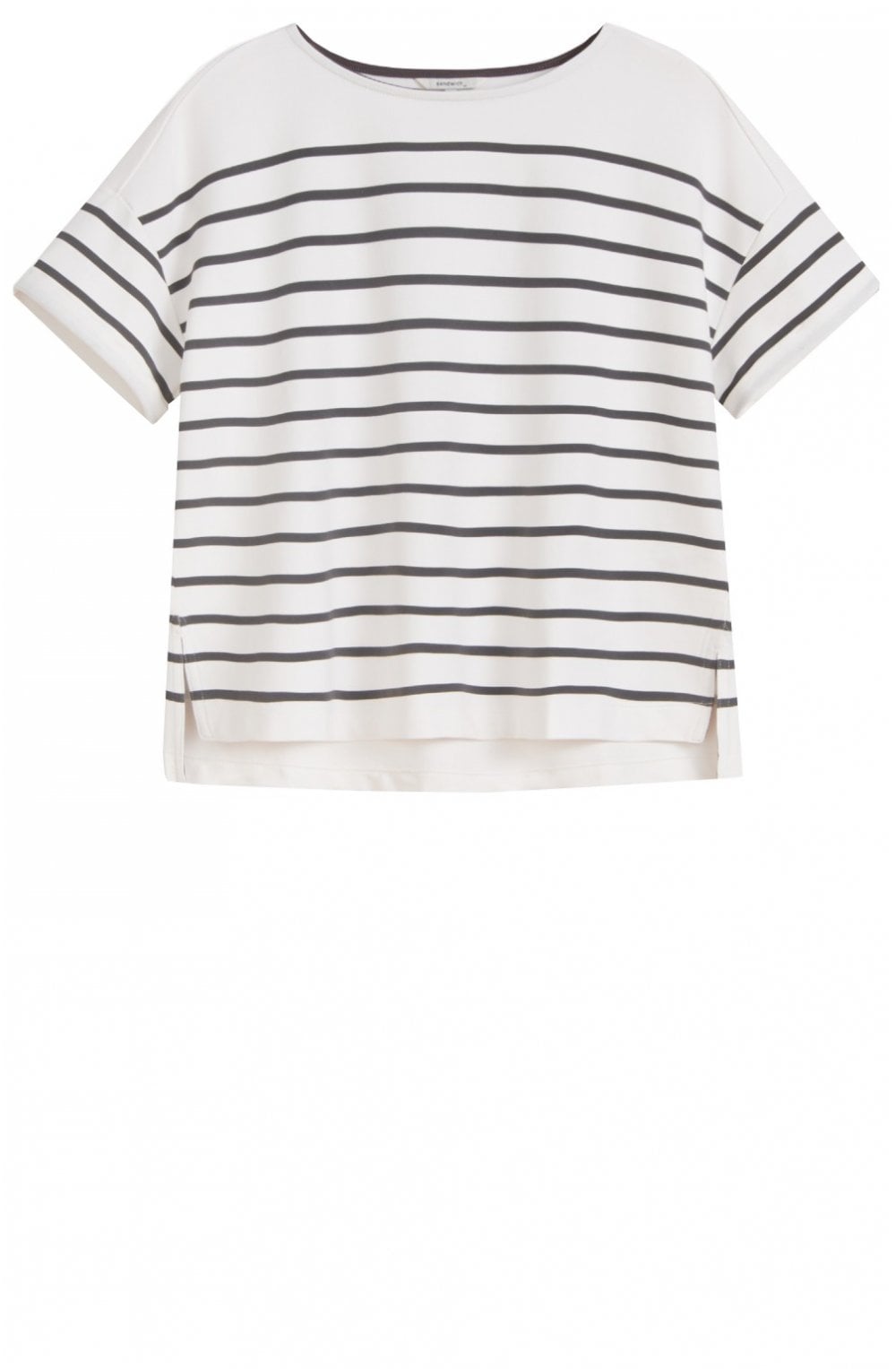 Anthracite Striped Top