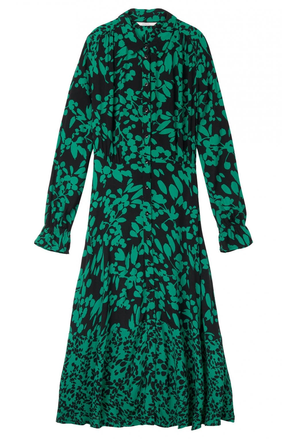 Apple Bold Print Shirt Dress