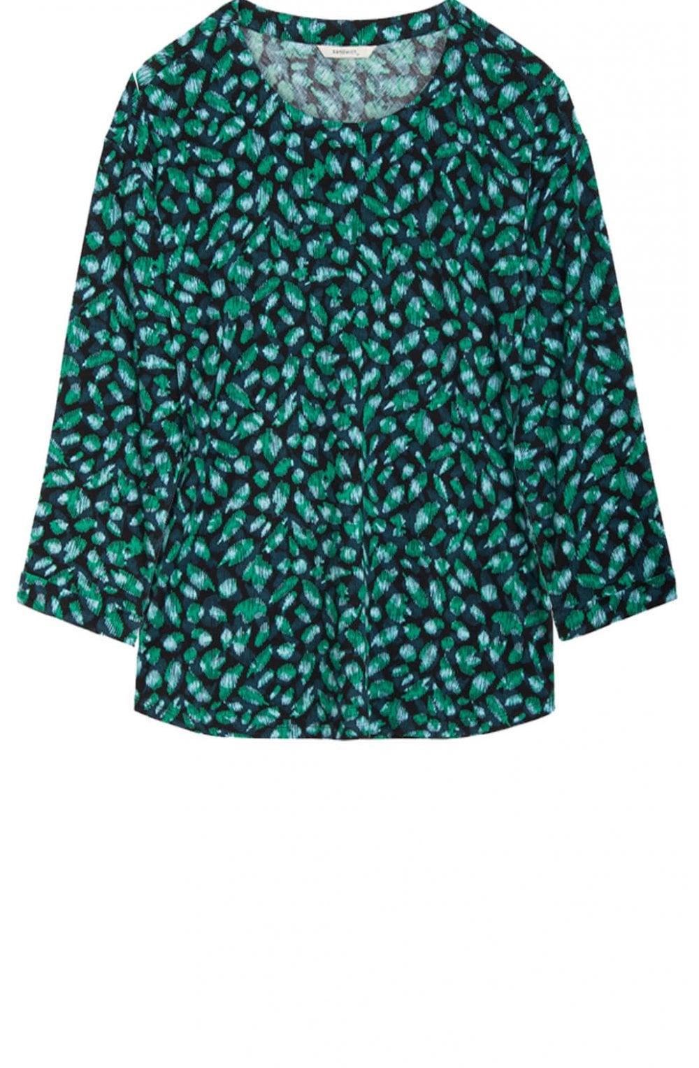 Apple Green Patterned Top