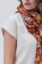 Baked Apple Floral Print Scarf