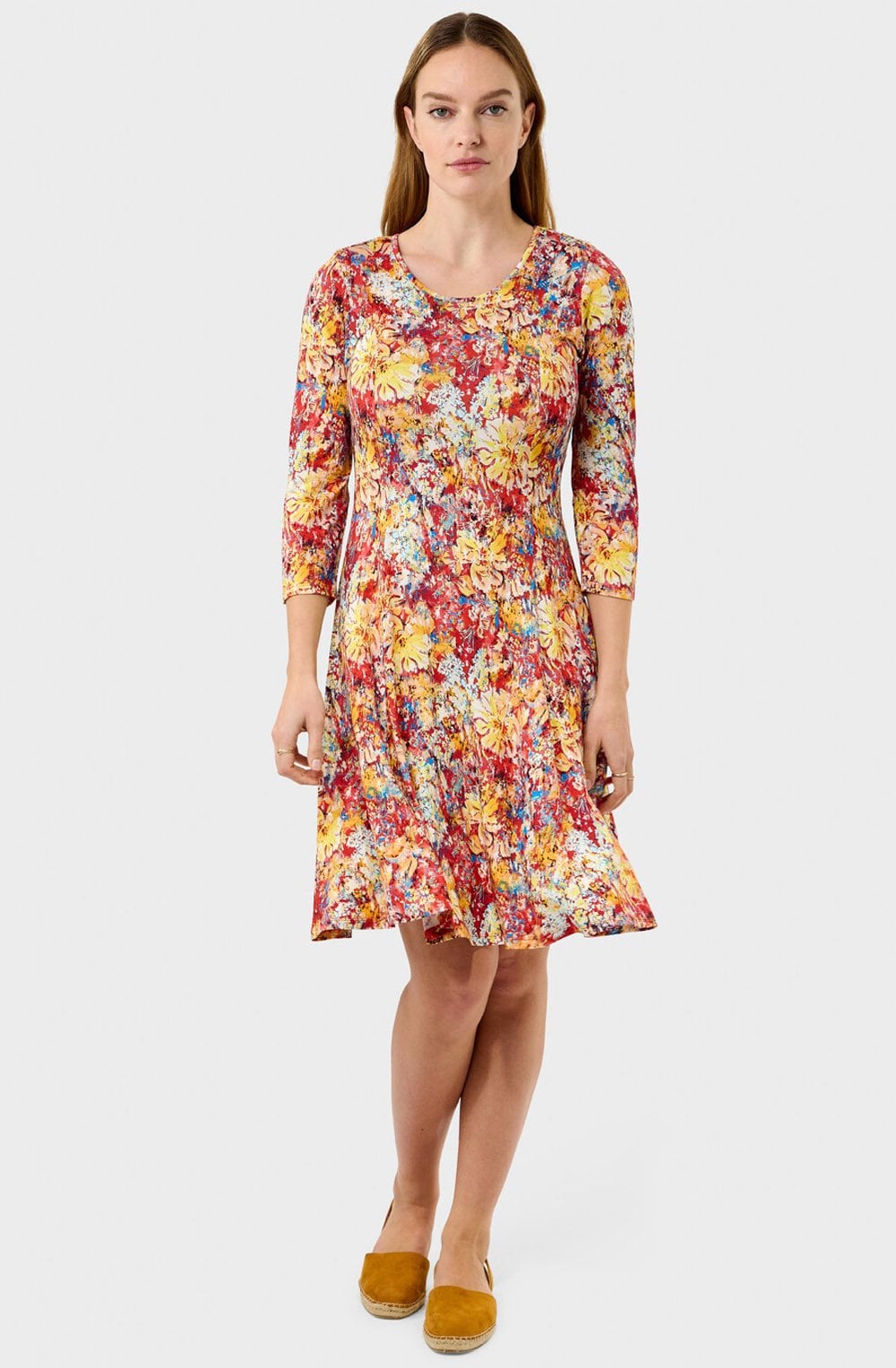 Baked Apple Jersey A Line Dress