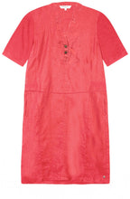 Baked Apple Linen Buttoned Dress