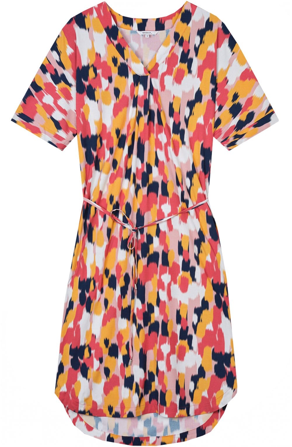 Baked Apple Striking Print Dress