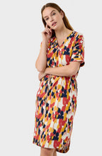 Baked Apple Striking Print Dress