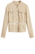 Beige Linen Jacket