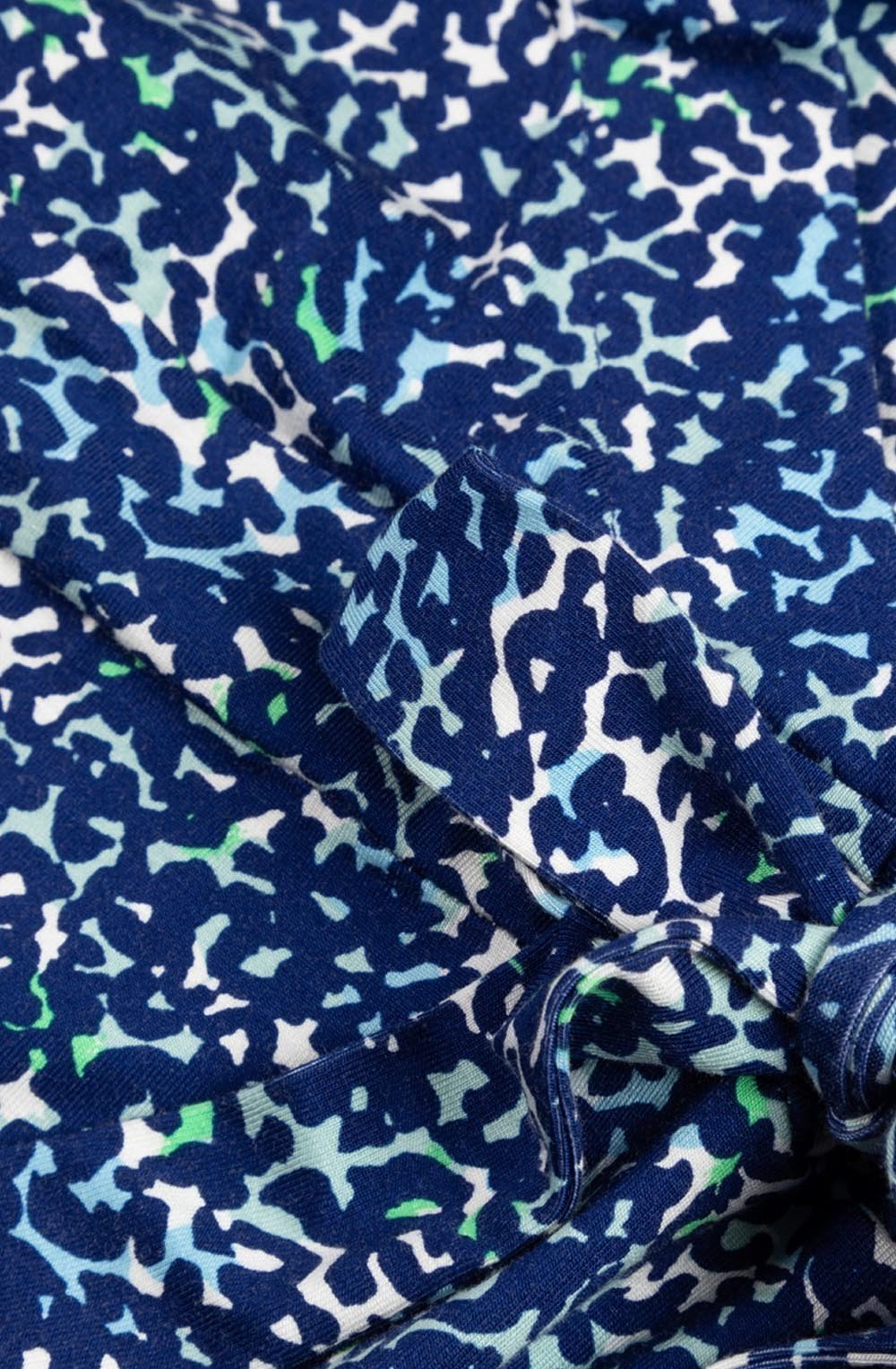 Bell Blue Jersey Wrap Effect Dress