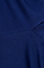 Bell Blue Oversized Bat Sleeve Top