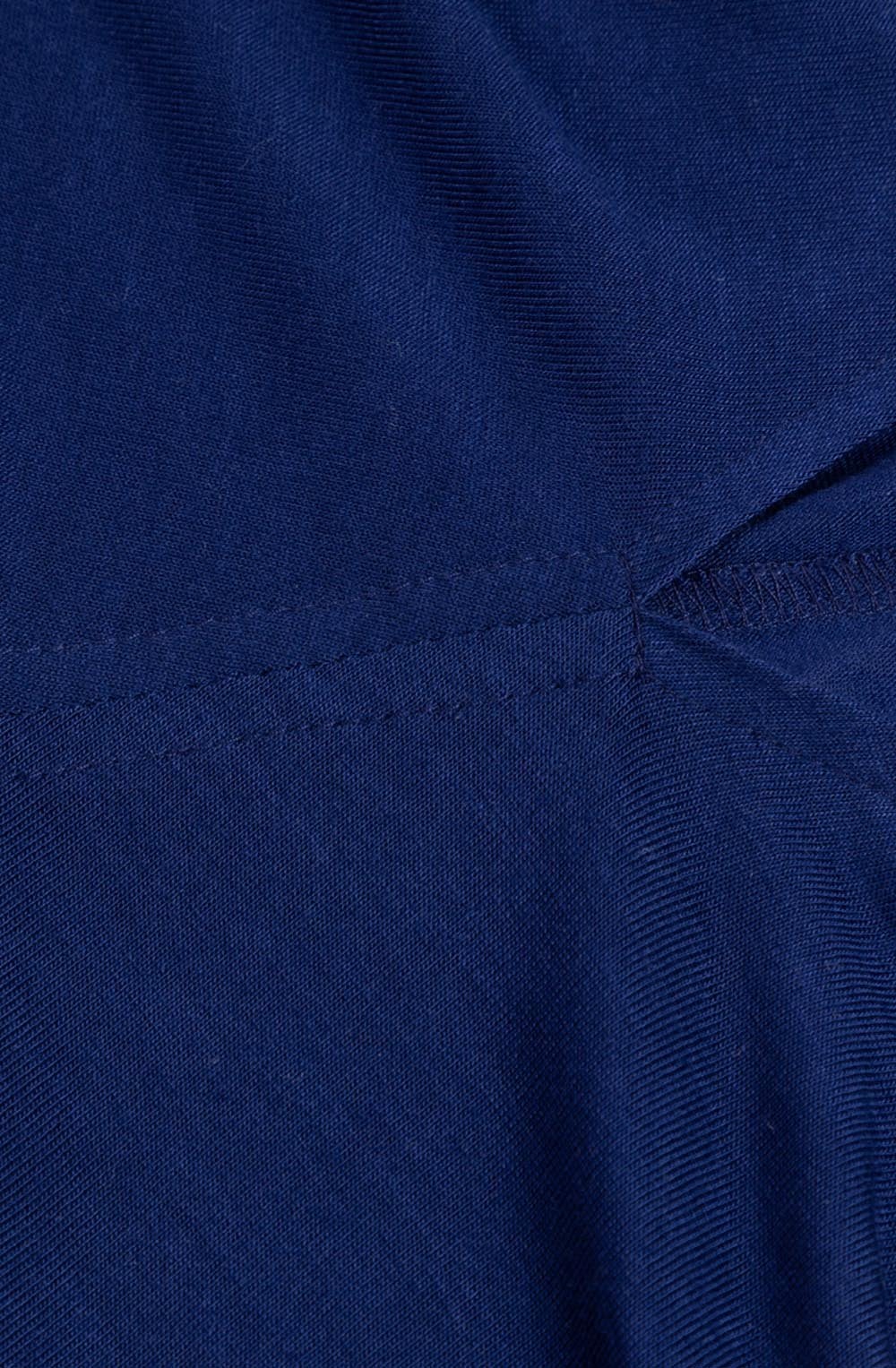 Bell Blue Oversized Bat Sleeve Top