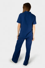 Bell Blue Short Sleeved Muslin Blouse