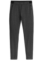 Black and Grey striped Jeggings
