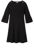 Black Bell Sleeve Dress