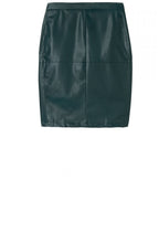 Black Faux Leather Skirt