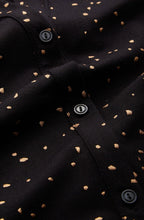Black & Gold Fleck Button Down Blouse