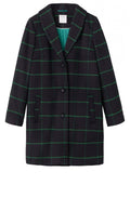 Black & Green Check Coat