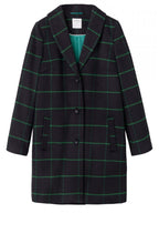 Black & Green Check Coat