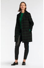 Black & Green Check Coat