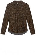 Black Mustard Polka Dot Shirt