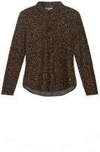 Black Mustard Polka Dot Shirt