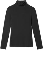 Black Polo Neck Top