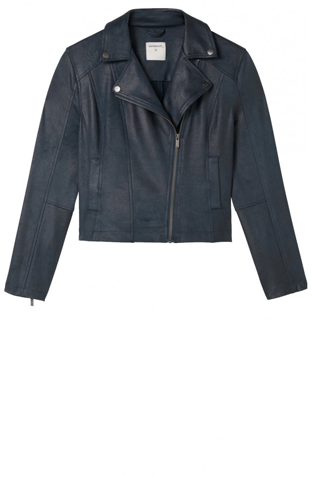Black Suede Effect Jacket