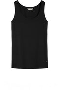 Black Thick Strap Vest Top