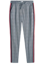 Black & White Check Trousers