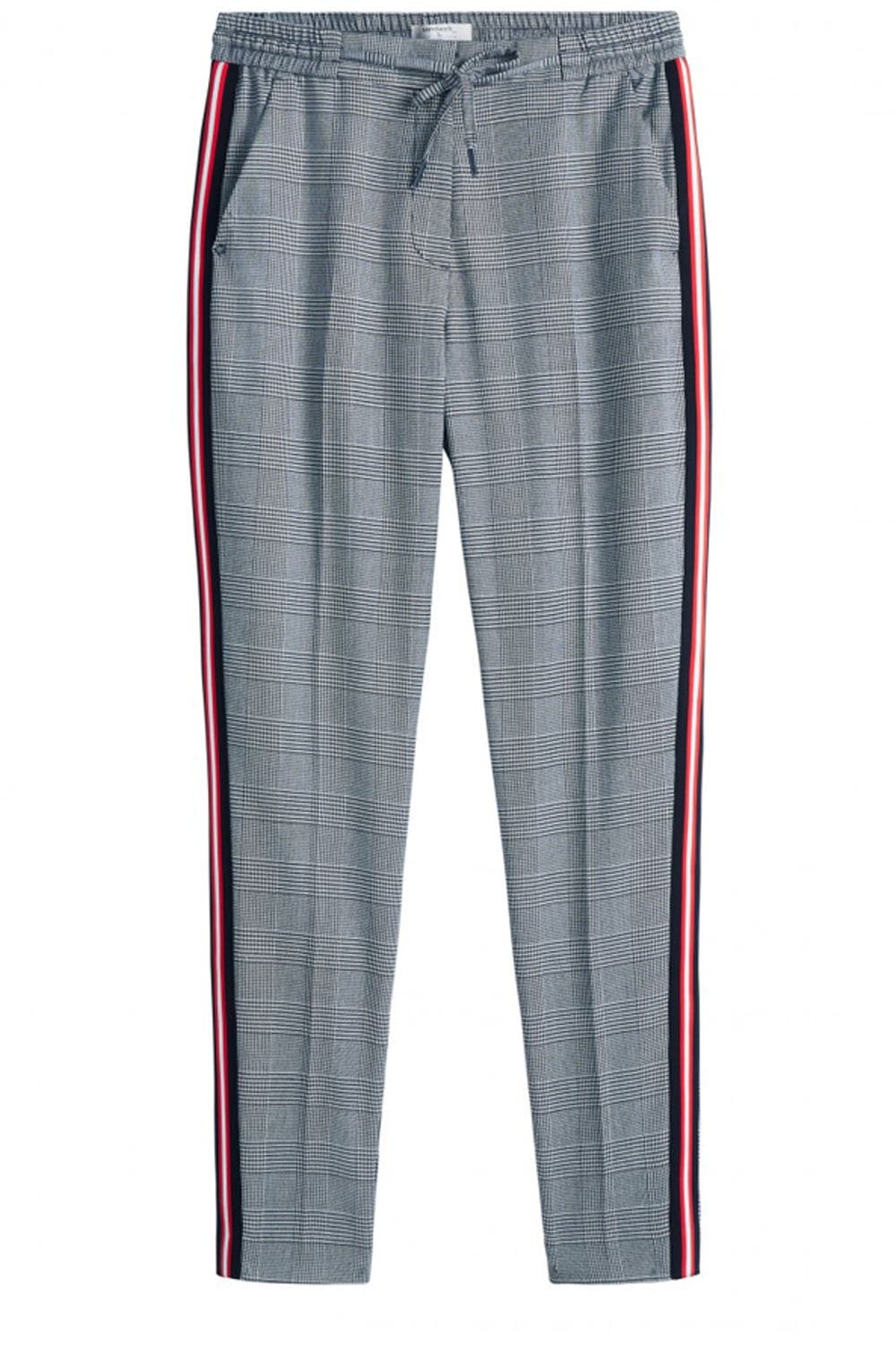 Black & White Check Trousers