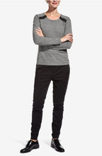 Black & White Embossed Top