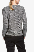 Black & White Embossed Top