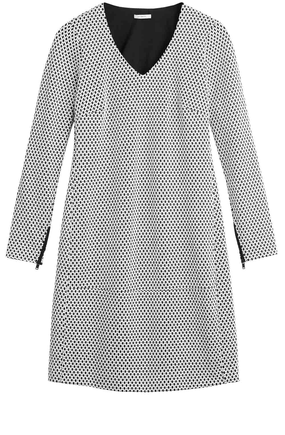 Black & White Patterned Dress