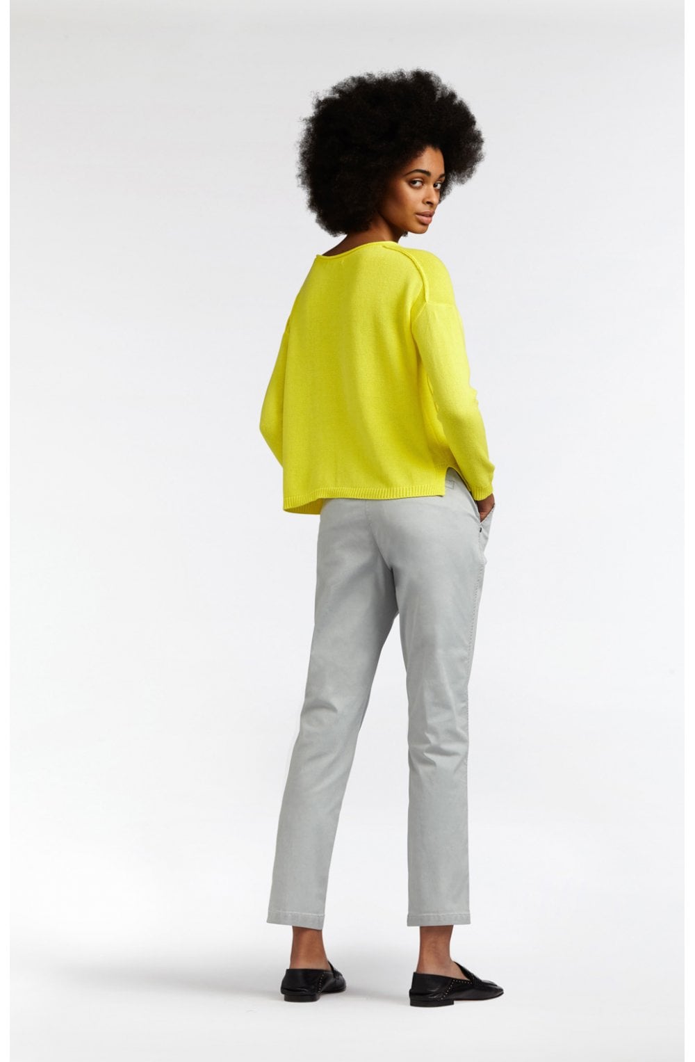 Blazing Yellow Knit Jumper