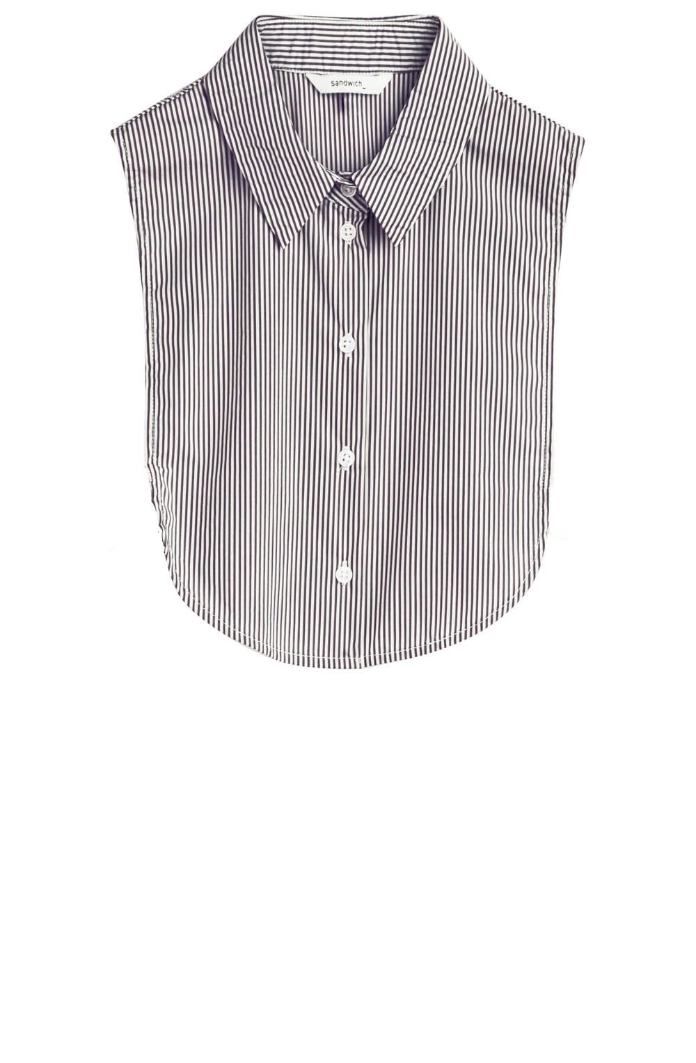 Blue and white blouse Insert