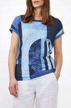 Blue Bold Design T Shirt
