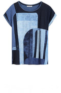 Blue Bold Design T Shirt