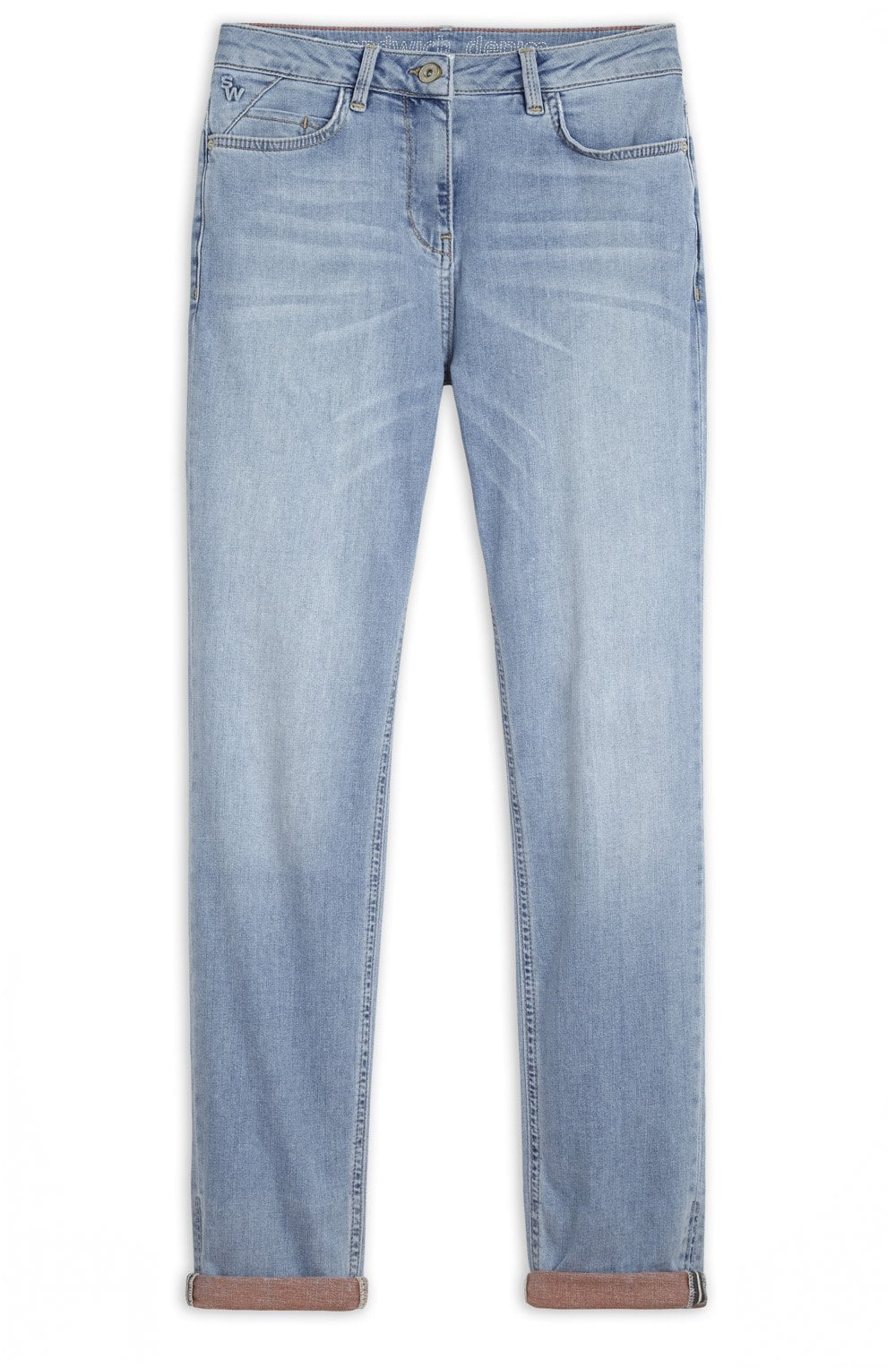 Blue Denim High Waisted Jeans