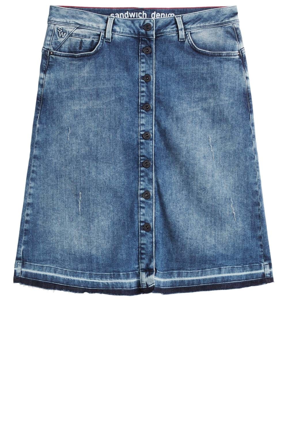Blue Denim Skirt