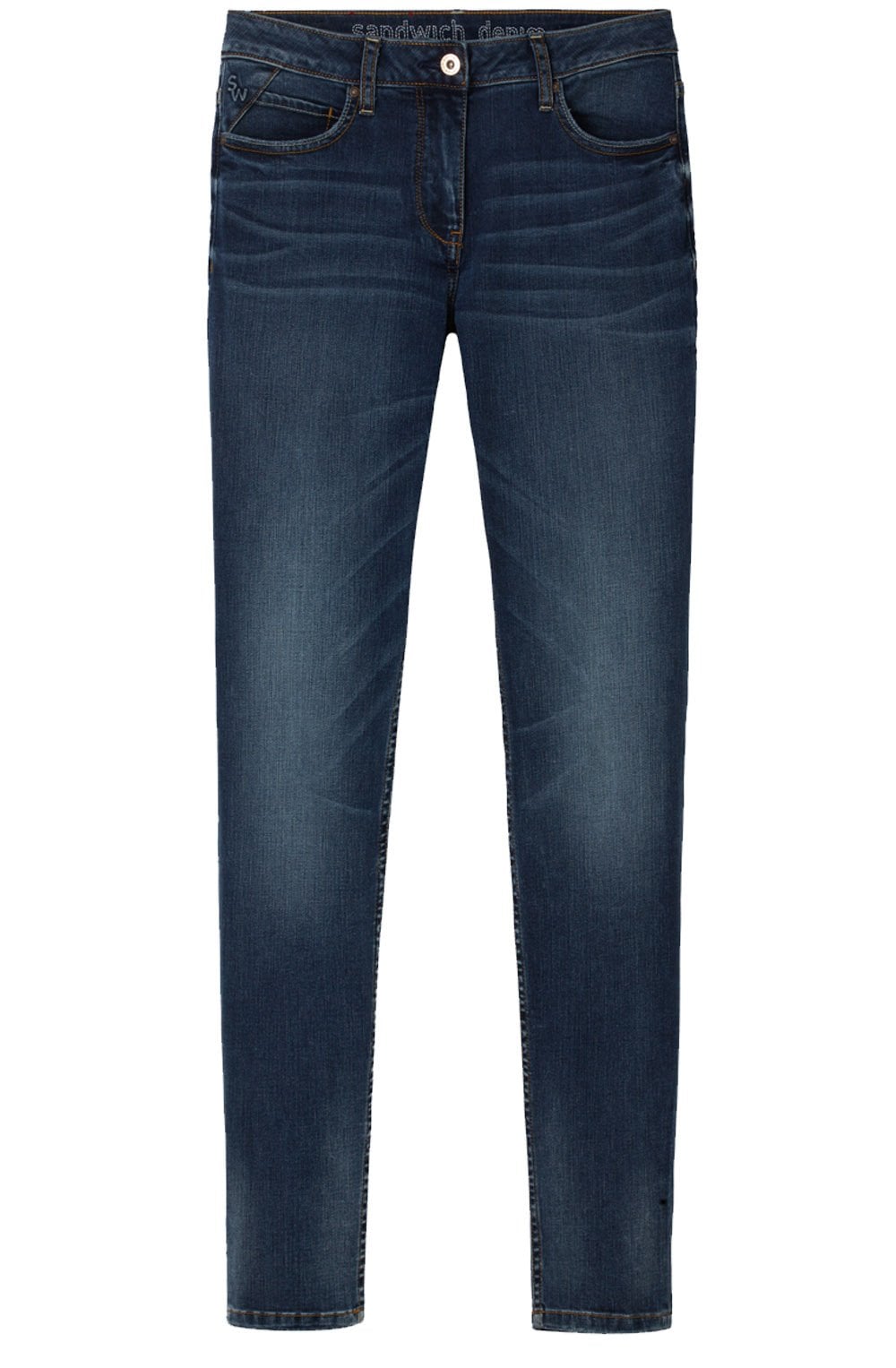 Blue Denim Slim Leg Jeans