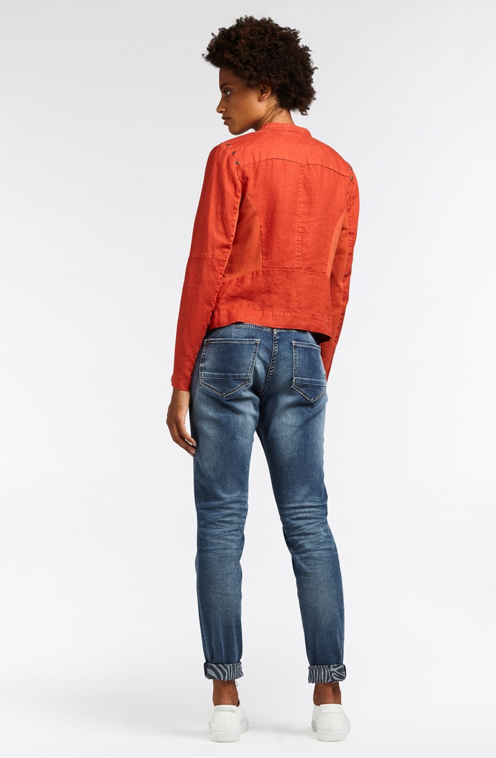 Blue Denim Slim Leg Jeans