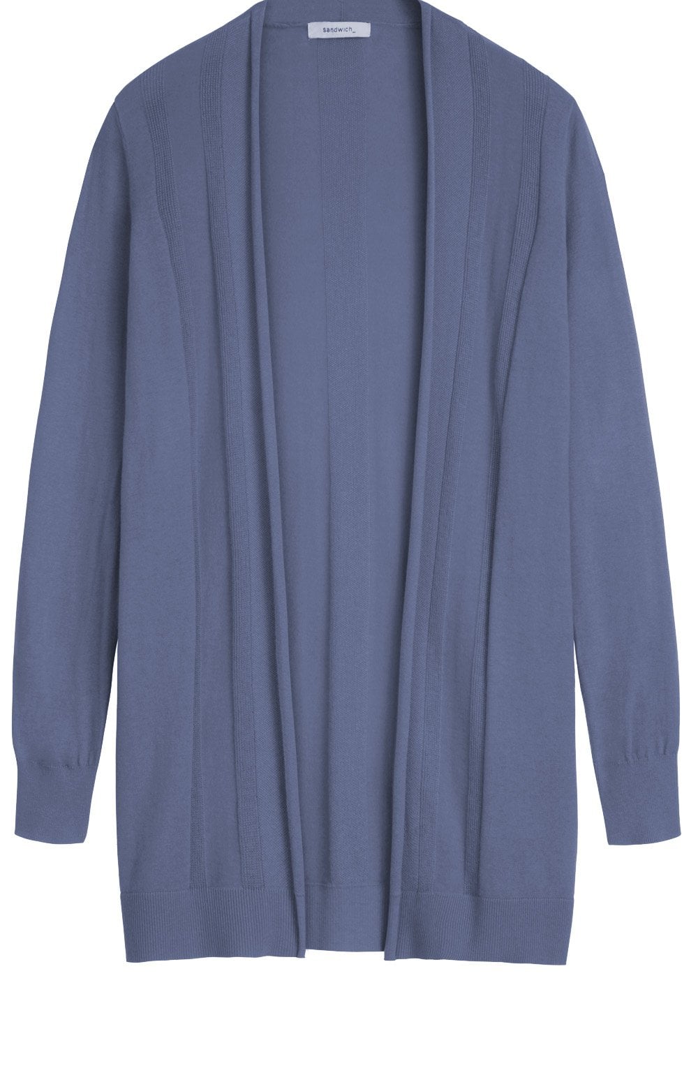 Blue Grey Knit Cardigan