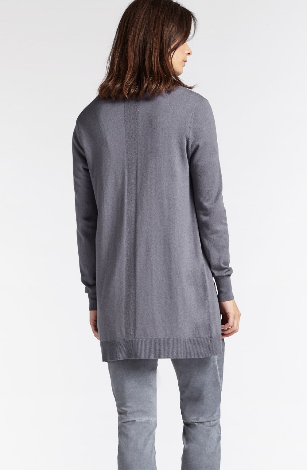 Blue Grey Knit Cardigan