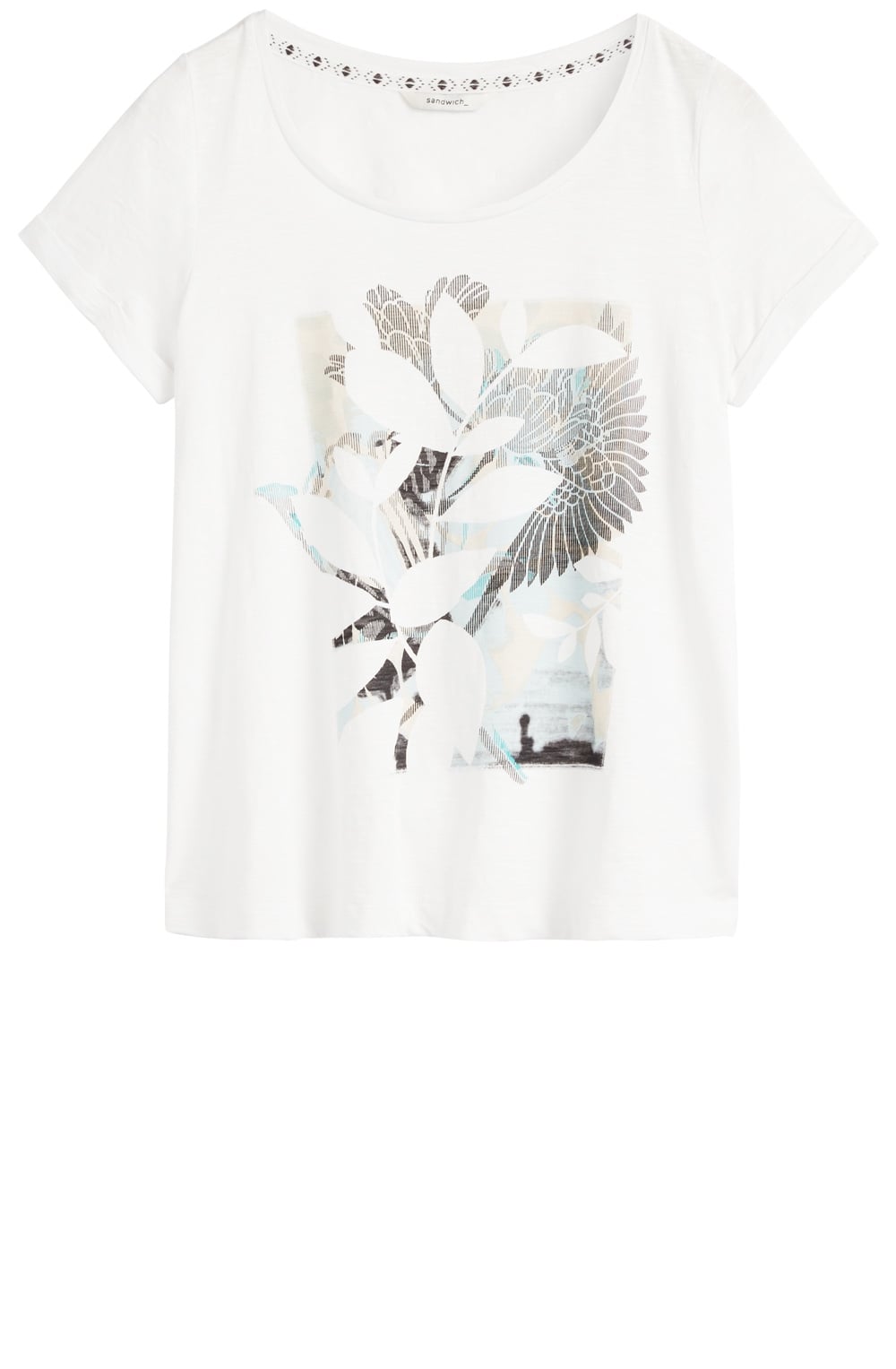 Blue Haze Design Jersey T Shirt