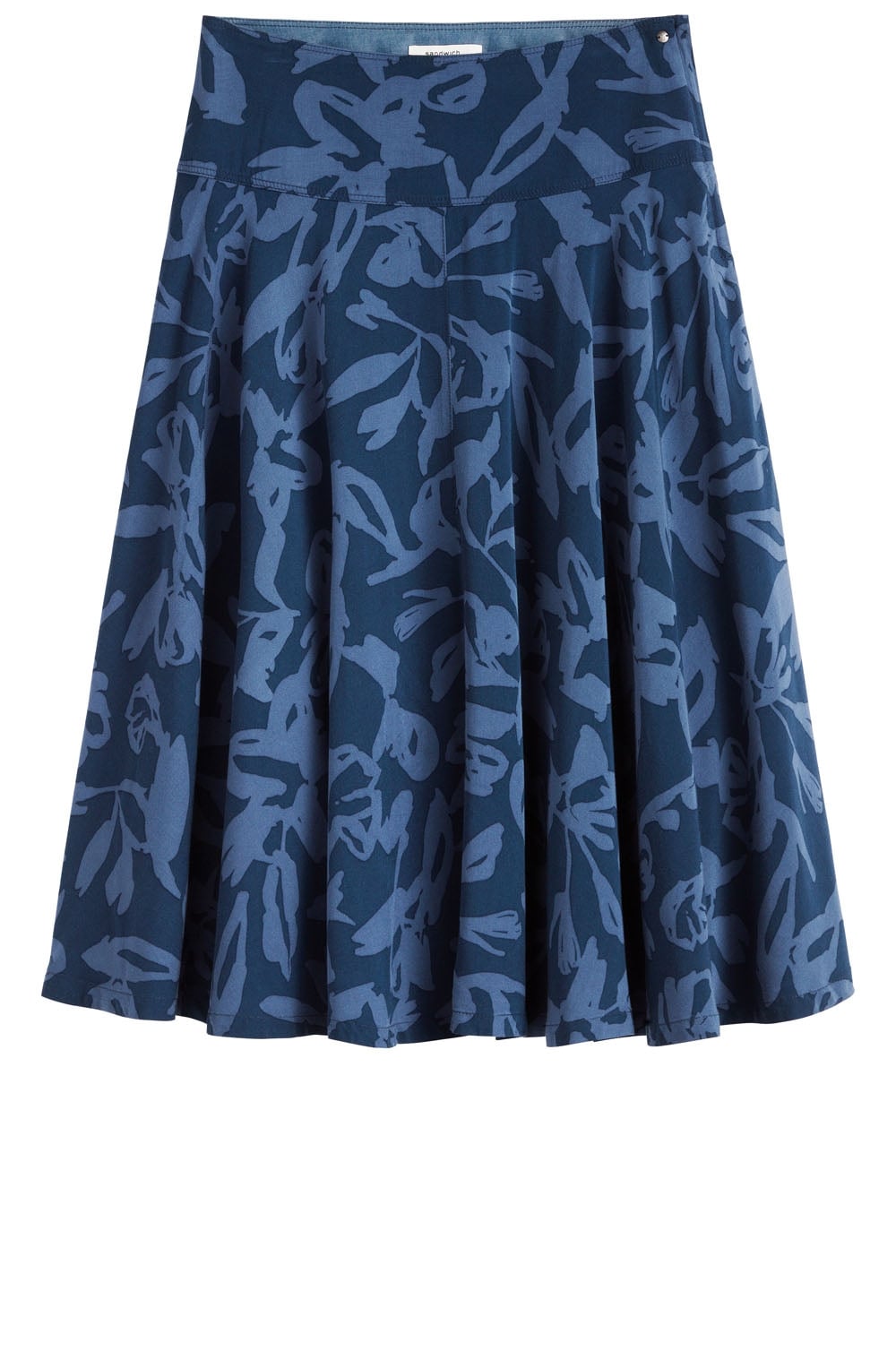 Blue Patterned Skirt
